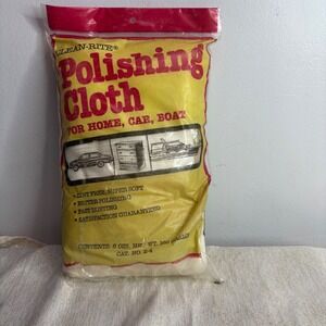 Clean Rite Polishing Cloth for Home Car Boat Lint Free Super Soft